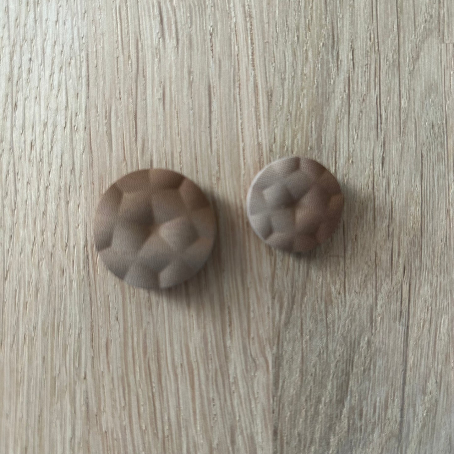 Button with Shank - Shaded Beige - 2 Sizes Available