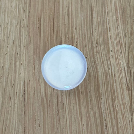 Button with Shank - 15mm - Pearlescent White