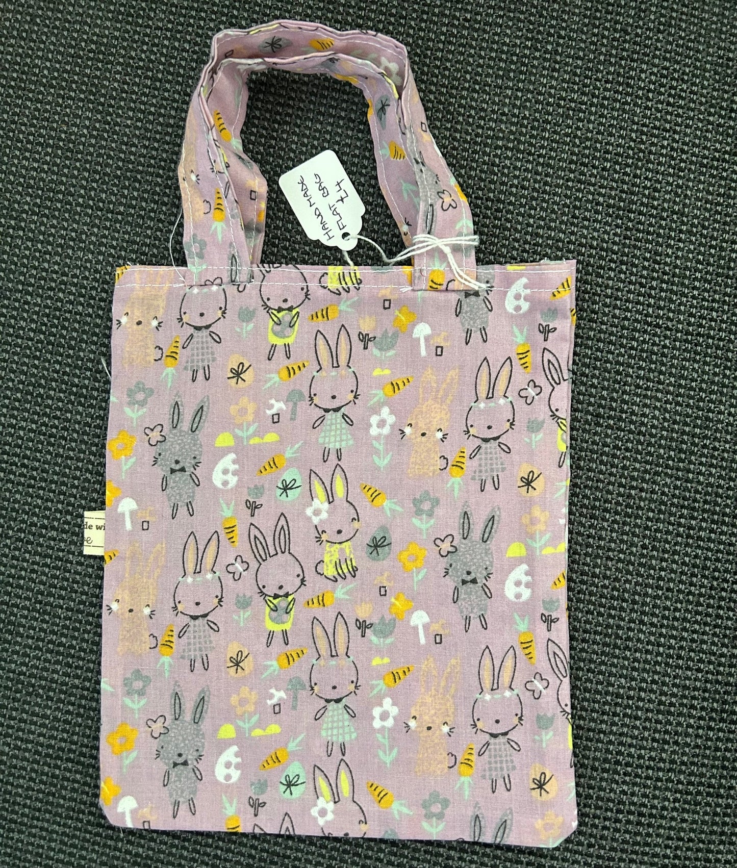 Handmade Flat Mini Bag - Easter Animals