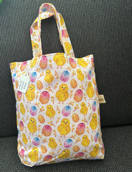 Handmade Mini Tote/Project Bag - Chicks