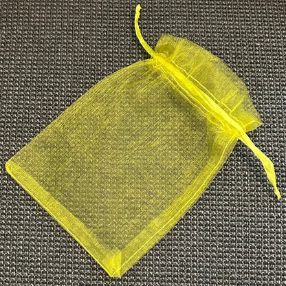 Coloured Organza Drawstring Bag - 14cm x 9 cm