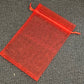 Coloured Organza Drawstring Bag - 14cm x 9 cm