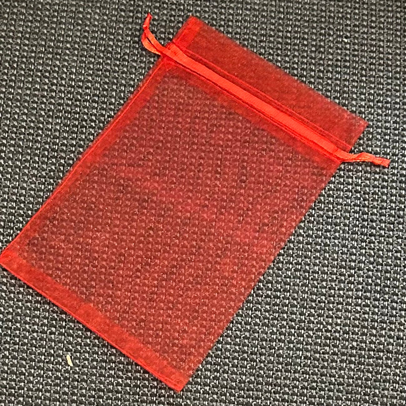 Coloured Organza Drawstring Bag - 14cm x 9 cm