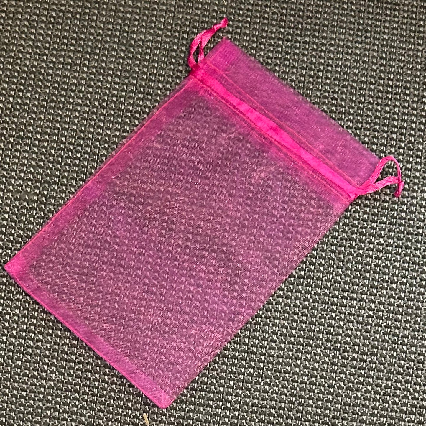 Coloured Organza Drawstring Bag - 14cm x 9 cm
