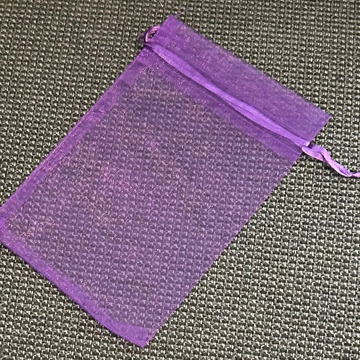 Coloured Organza Drawstring Bag - 14cm x 9 cm