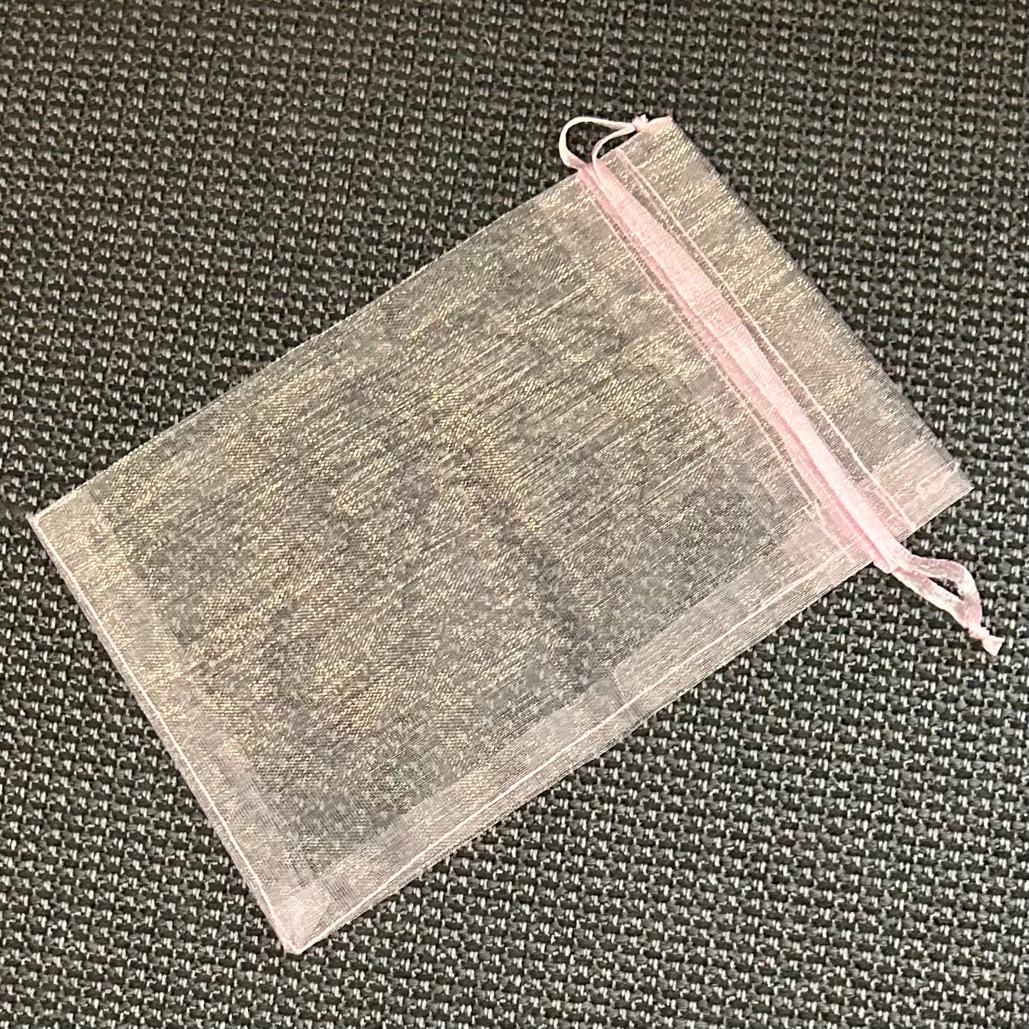 Coloured Organza Drawstring Bag - 14cm x 9 cm