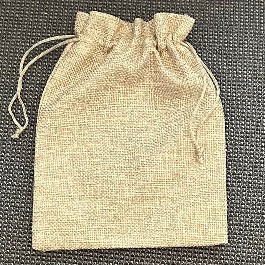 Drawstring Linen Gift Bag - 19cm x 15cm