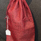 Bottle Gift Bag - Red Jute - 35cm x 15cm