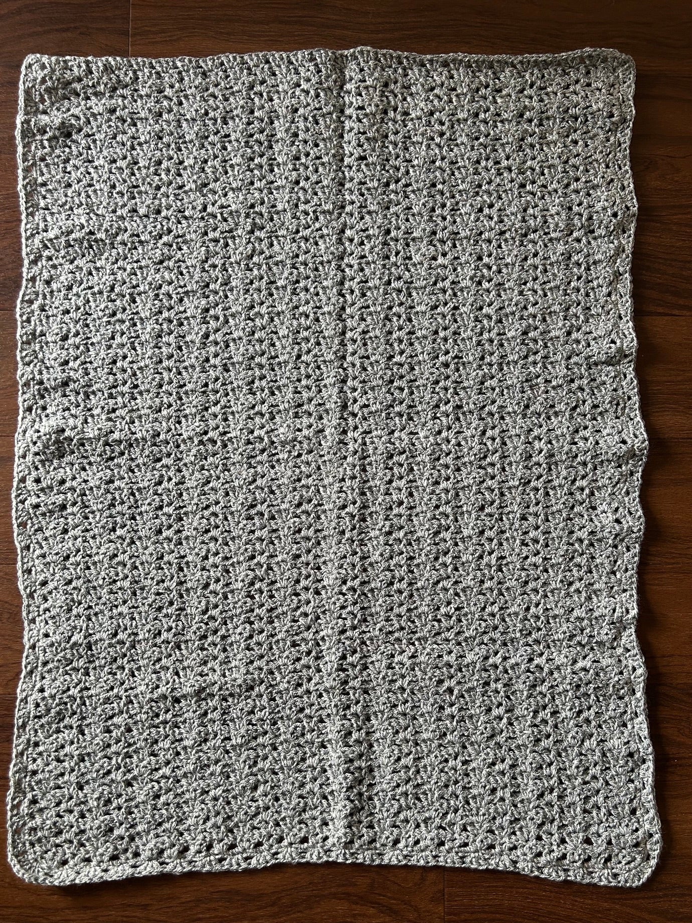 Hand Crocheted - Baby Blanket - Simply Denim