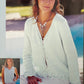 Knitting Pattern 3260 - Cardigan & Top in Cotton 4 Ply