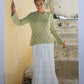 Knitting Pattern 3053 - Cabled Lacy Tunic in Cotton 4 Ply