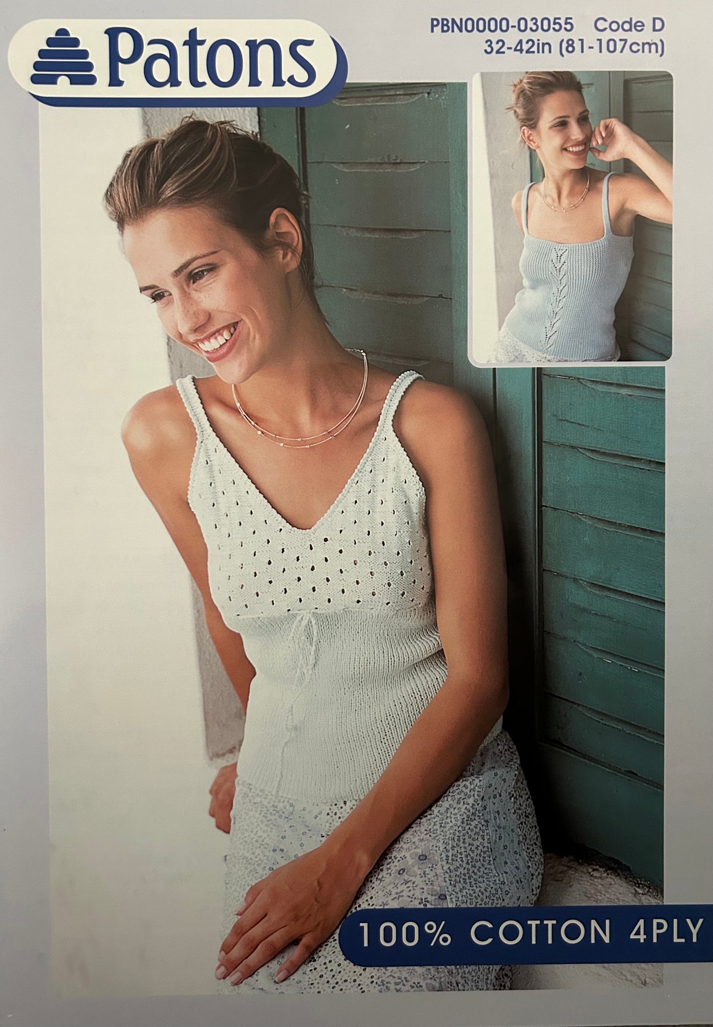 Knitting Pattern 3055 - Camisoles in Cotton 4 Ply