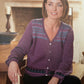Knitting Pattern 2719 - Fairisle Border Cardigan in  Cotton DK