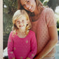 Knitting Pattern 3264 - Womans & Childs Eyelet Top in Cotton DK
