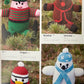 Knitting Pattern Booklet  3932 - Christmas Toys In Fab DK