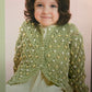 Knitting Pattern 3550 - Bobble Cardigan in Cotton 4 Ply