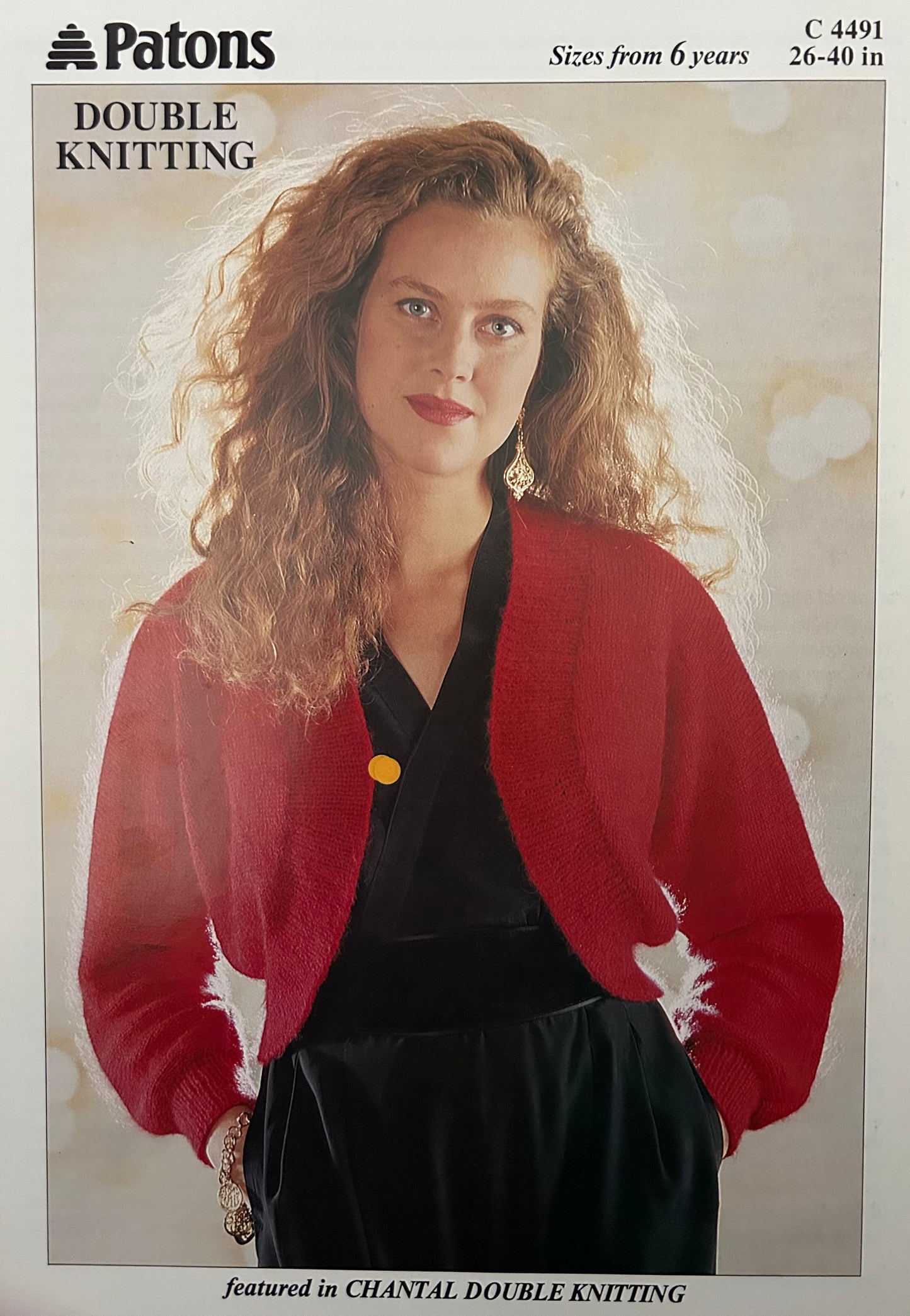 Knitting Pattern 4491 - Ladies & Childrens Bolero in DK