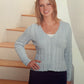 Knitting Pattern 2717 - Cardigan with Waist Cables in Cotton DK