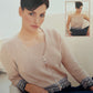 Knitting Pattern 2660 - Chevron Border Twin Set in Cotton 4 Ply