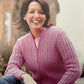 Knitting Pattern 2775 - Cabled Cardigan with Zip in Diploma Gold DK