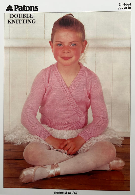 Knitting Pattern 4664 - Ballet Cardigan in DK