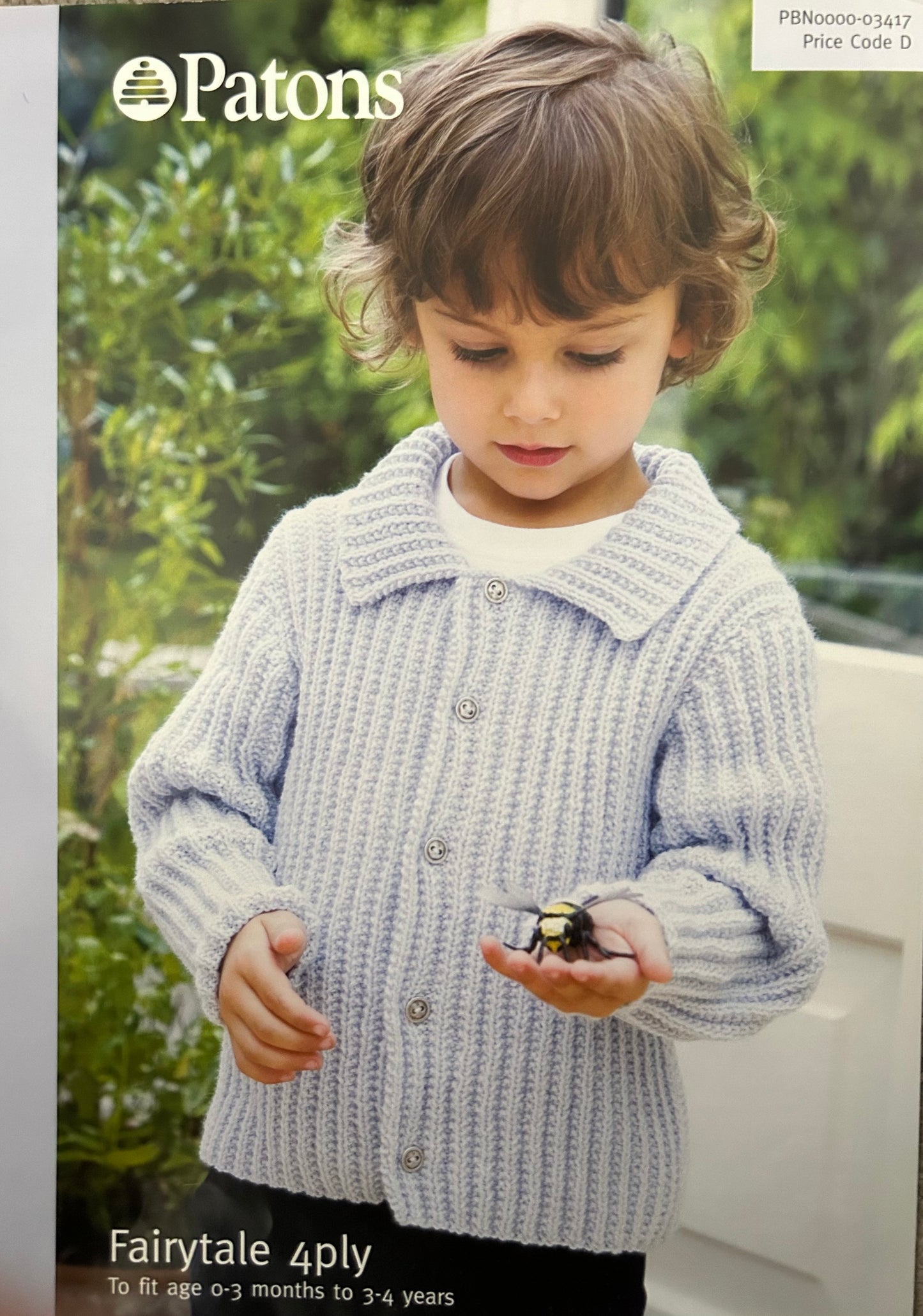 Knitting Pattern 3417 - Jacket in Fairytale 4 Ply