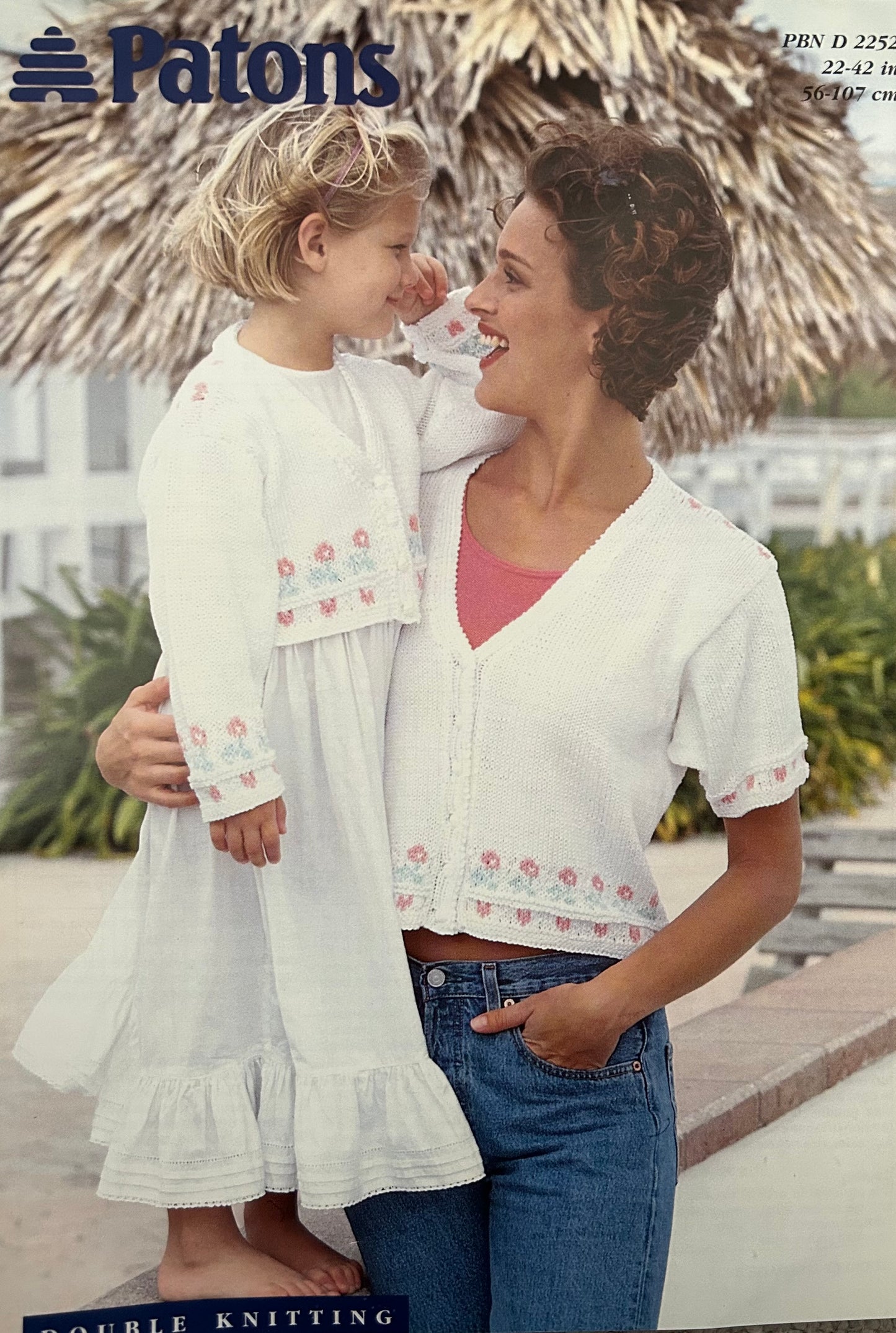 Knitting Pattern 2252 - Womens & Childs Fairisle Cardigan/Bolero