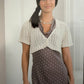 Knitting Pattern 3590 - Ruffle Edged Bolero in Cotton DK