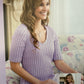 Knitting Pattern 3589 - Ribbed Tops in Cotton DK
