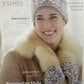 Knitting Pattern 3871 - Sweater, Sweatband & Mittens in Diploma Gold DK