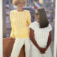 Knitting Pattern 4722 - Sweater & Top In Peonie DK
