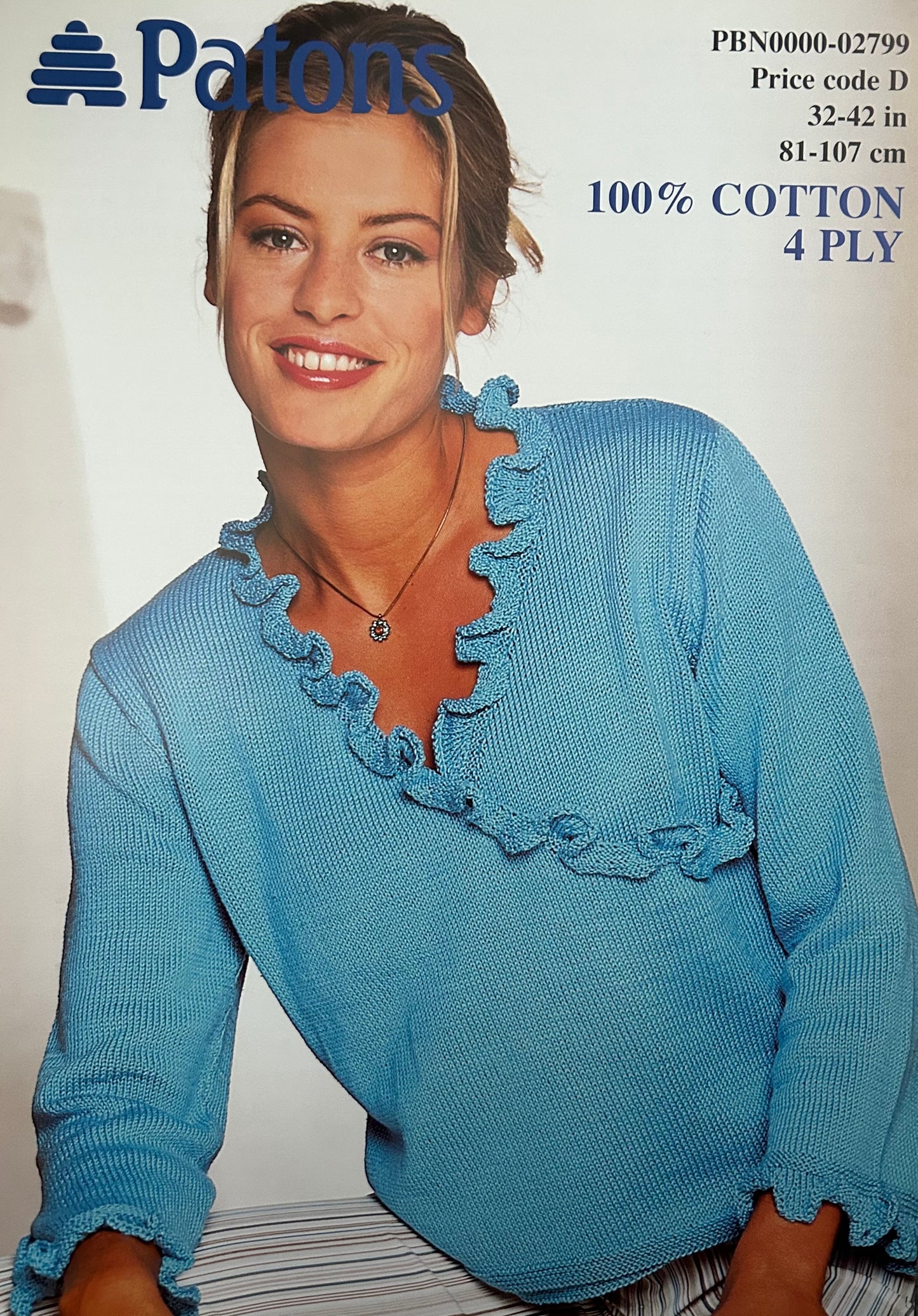 Knitting Pattern 2799 - Wrap Top in Cotton 4 Ply
