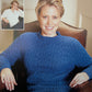 Knitting Pattern 2784 - Cabled Sweater & Cardigan in Cotton DK