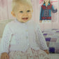 Knitting Pattern 4545 - Flat Collar & Round Neck Jackets in Snuggly Pearls DK