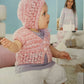 Knitting Pattern 4463 - Cardigans & Bonnet in Snuggly Peekaboo DK