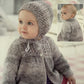 Knitting Pattern 4803 - Jacket & Bonnet in Snuggly Rascal DK