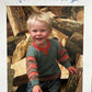 Knitting Pattern P1026 - 3 Colour Sweater in Peter Pan DK