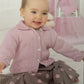 Knitting Pattern 1732 - Cardigan & Blanket in Snuggly Baby Bamboo DK