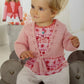 Knitting Pattern 1832 - Tie Front Cardigan in Snuggly Baby Bamboo in DK