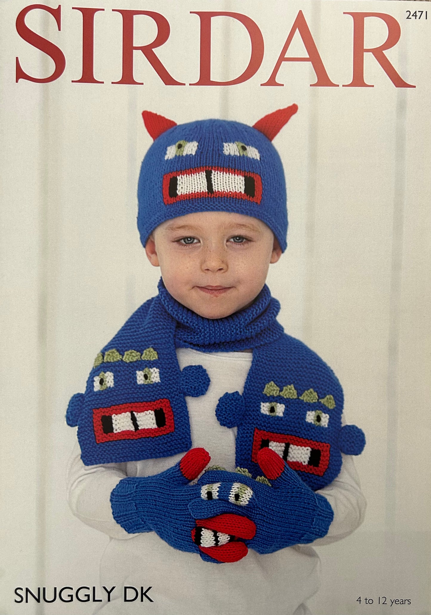 Knitting Pattern 2471 - MONSTER Accessories in Snuggly DK