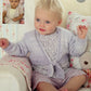 Knitting Pattern 1838 - Tie-Front Bolero style Cardigan in Snuggly Kisses DK