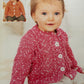 Knitting Pattern 1281 - Cardigans in Tiny Tots DK
