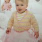 Knitting Pattern 1210 - Ballet Style Cardigans in Tiny Tots DK