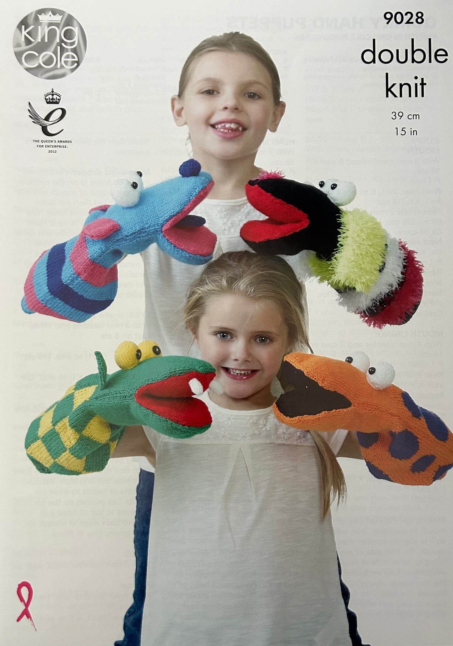 Knitting Pattern 9028 - Quirky Hand Puppets in DK