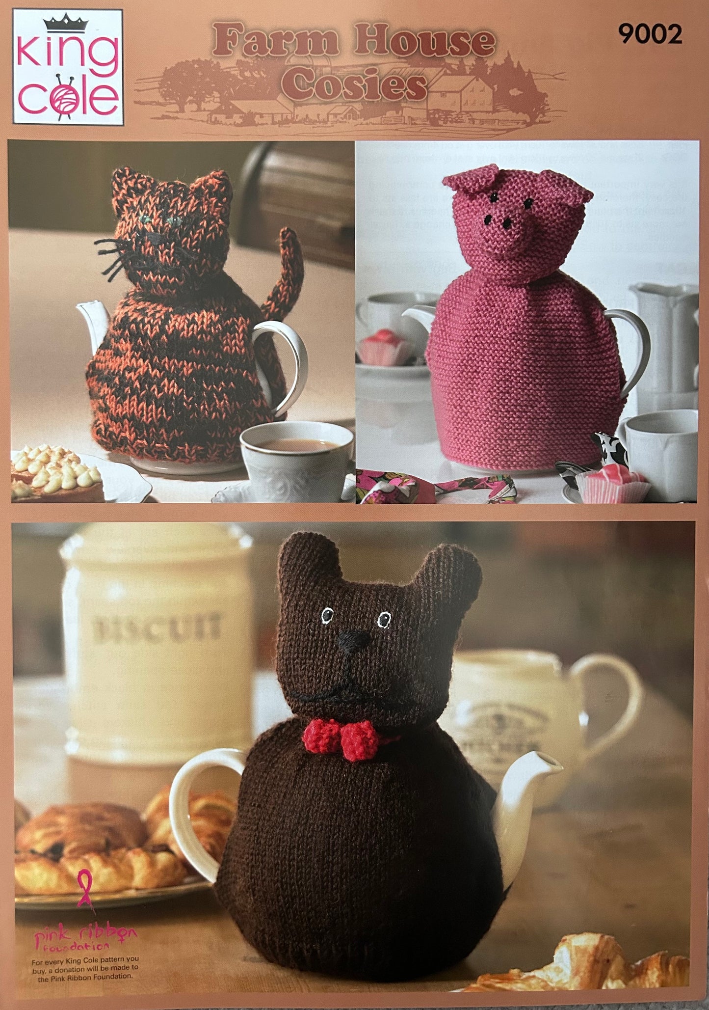 Knitting Pattern 9002 - Farm House Cosies in DK