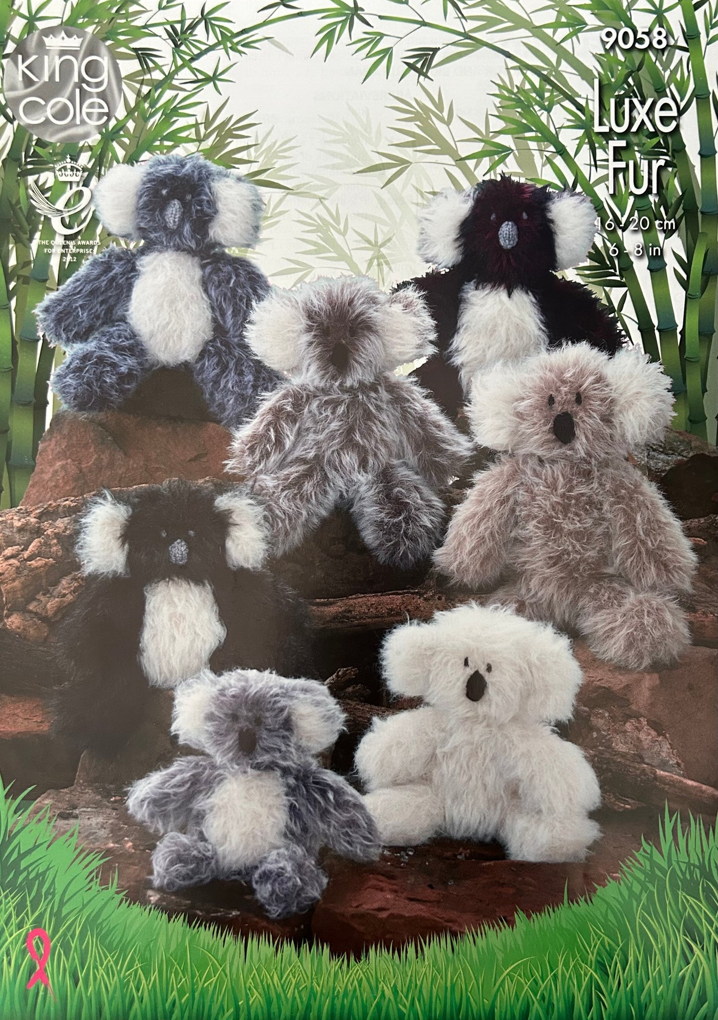 Knitting Pattern 9058 - Koala in Luxe Fur Aran