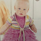 Knitting Pattern 4515 - Tie Front Cardigan/Bolero in Baby Crofter DK