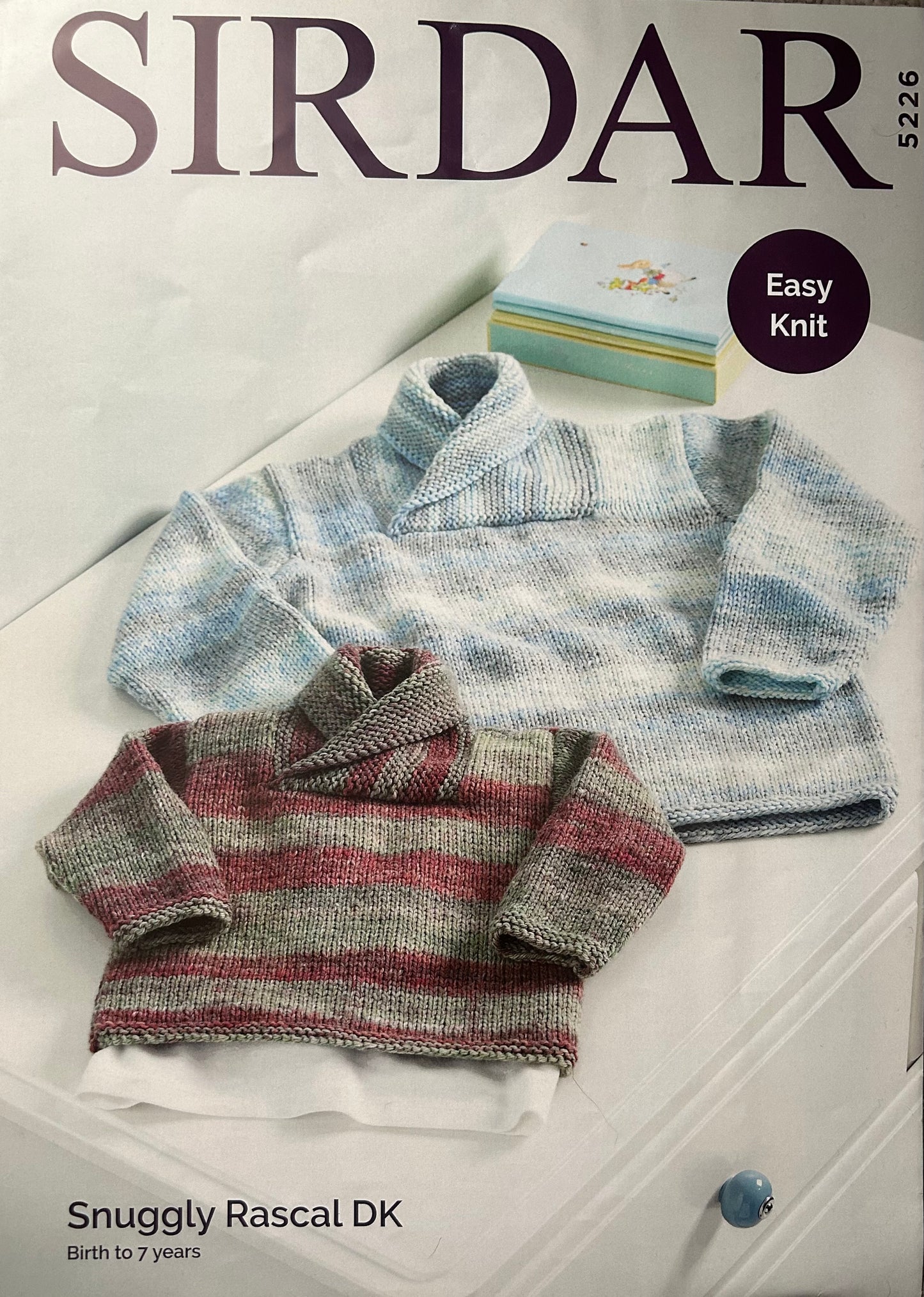 Knitting Pattern 5226 - Boy's Sweater in Snuggly Rascal DK