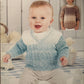 Knitting Pattern 4495 - Sweaters in Baby Changes DK