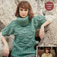 Knitting Pattern 8228 - Sweater in Bonus Aran & Bonus Aran Tweed